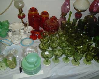 More Glass including some Moon & Stars by LE Smith