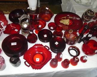Ruby Red Glass