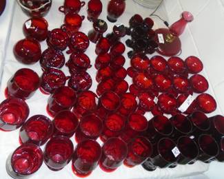 Ruby Red Glasses