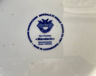 "Mendarin" dishes