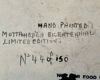 Hand painted in France for the bicentennial (44 of 150)