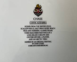 "Costa Azzurra" dishes by Chase