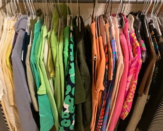 Some of the many clothes