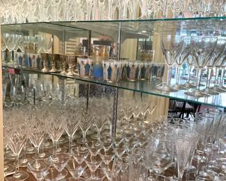 Lots of stemware