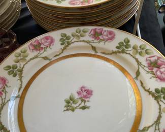Guerin dinner plates - Limoges