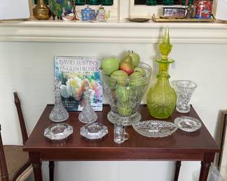 More glass and crystal selections