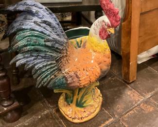 Rooster planter