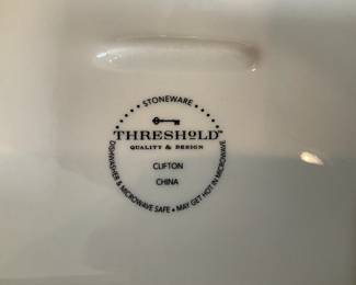 Threshold stoneware