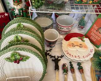 Christmas plates