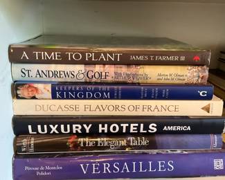 More coffee table books