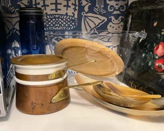 Copper double boiler