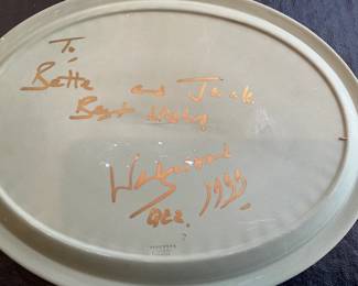 Wedgwood - signed by Lord Wedgwood in 1999