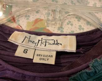 Mary McFadden evening wear