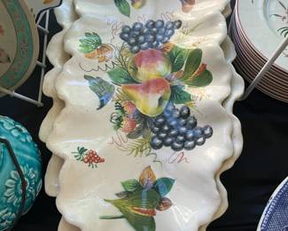 Serving dishes from Italy