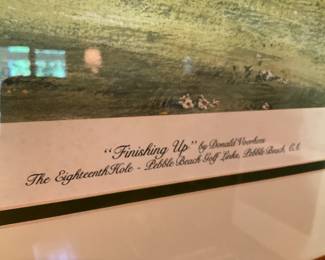 "Finishing Up" - Pebble Beach