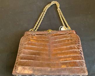 Vintage alligator purse