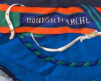 "Ronds de Marche" -Hermes scarf from Paris 