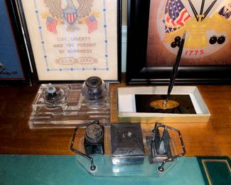 Inkwells & Trays, Fountain Pen