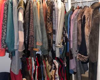 Lots of women's clothing!