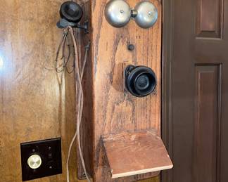 Antique Crank Wall Phone