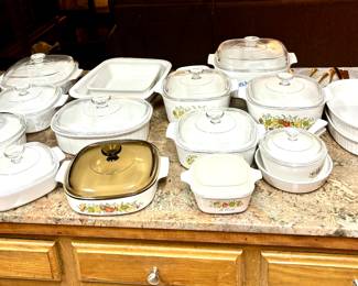 Lots of Corningware 