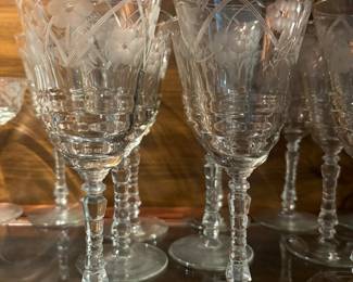 1920’s Crystal glassware 