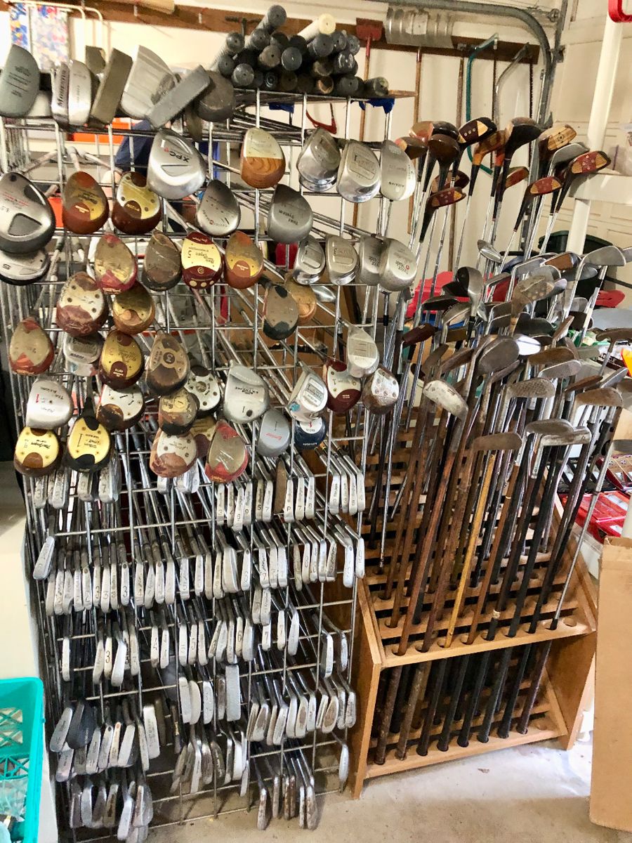 Golf clubs galore!