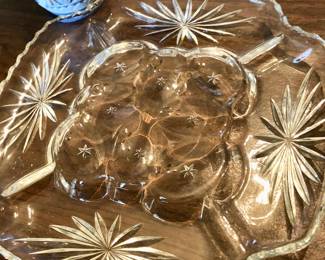 Egg or oyster plate