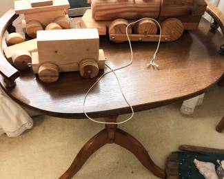 Vintage wood train toy