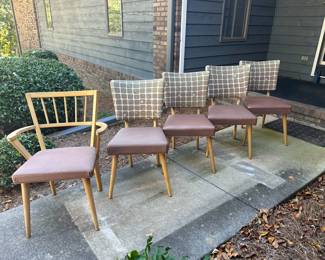 Mid Century Modern Meier & Pohlman chairs (set of 5) 