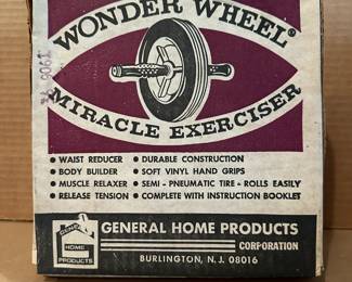 VINTAGE Wonder Wheel Miracle Exerciser NEW IN BOX (1960's)