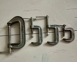 Vintage Craftsman Malleable clamps
Set of 4