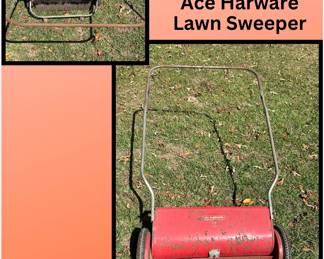 Vintage Ace Hardware Lawn Sweeper