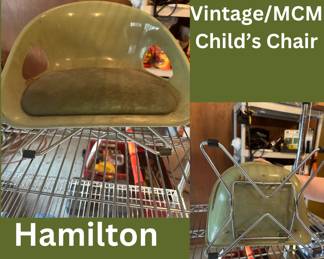 Vintage / Mid Century Modern Child's Chair made by Hamilton Cosco, Inc