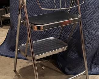 Vintage step stool and seat