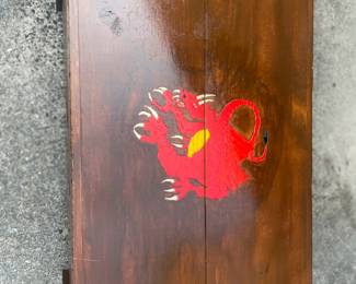 XL Wooden Chest (on casters/rollers) 