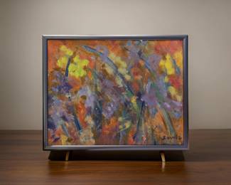 Small oil painting by Canadian artist CLARA SAMUELS