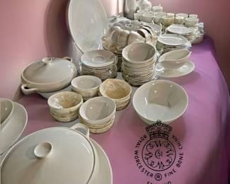 Mint Condition ROYAL WORCESTER Service for 12 $295 or bid #41
