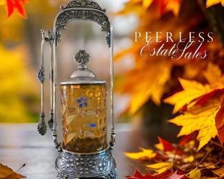 Victorian Silver Pickle Caster $89 or bid #21