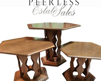 Mid-Century Occassional Table Set $245 or bid #19