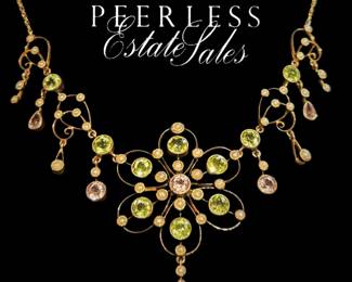 ca. 1920 Scottish Gemstone Necklace $595 or bid #35