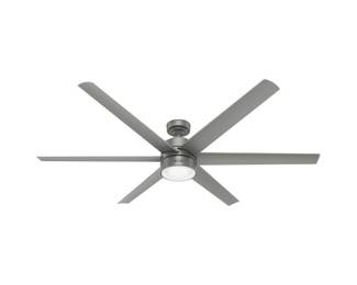 Hunter Fan Company 72 inch Ceiling Fan, Matte Silver