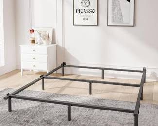 Theocorate Bed Frame, Queen, Black