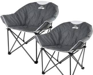 Suntime Sofa Chair, Gray, 2 Pack, Retail: $131.07