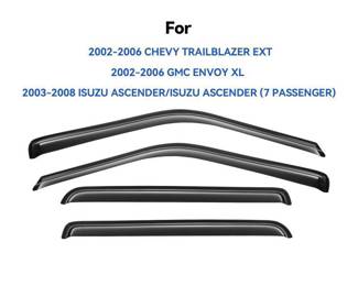 Window Rain Guards Shield, 4 Pcs