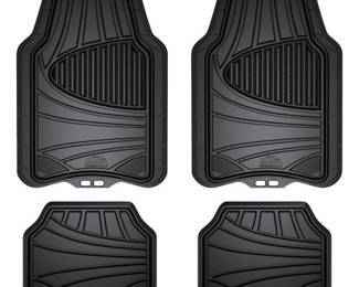 Armor All 4-Piece Floor Mats, Black