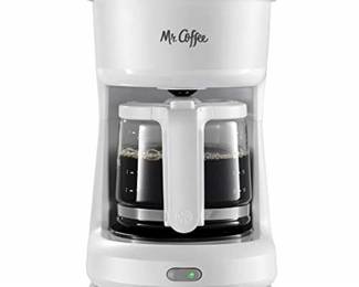 Mr. Coffee 5-Cup Mini Brew Switch Coffee Maker, White