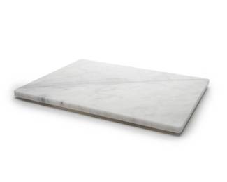 Fox Run Marble Pastry Board White, 16 x 20 x 0.75 inches