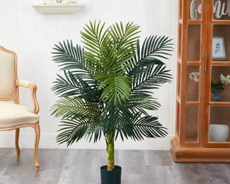 Nearly Natural 4ft. Golden Cane Palm Artificial Tree