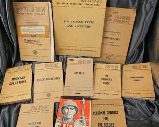 KOREAN WAR ERA TRAINING MANUAL GROUPINGS